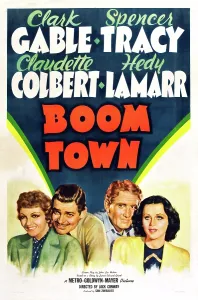 Images Dated 4th December 2008: BOOM TOWN, US poster art, from left: Claudette Colbert
