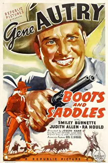 Autry Prints: BOOTS AND SADDLES, Gene Autry, 1937