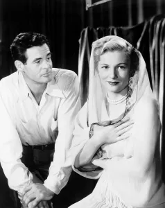 BORN TO BE BAD, from left, Robert Ryan, Joan Fontaine, 1950