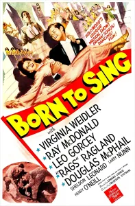Images Dated 11th June 2013: BORN TO SING, US poster, Virginia Weidler, Ray McDonald, 1942