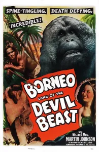 Gorilla Prints: BORNEO, US poster art, 1937. TM and copyright 20th Century Fox Film Corp