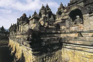 Indonesian Prints: Borobudur Temple. 9th c. INDONESIA