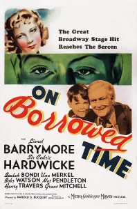 Lionel Prints: ON BORROWED TIME, US poster art, from left: Bobs Watson, Lionel Barrymore, 1939