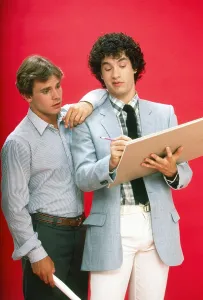 Peter Prints: BOSOM BUDDIES, from left: Peter Scolari, Tom Hanks, 1980, 1980-1982