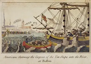 Costumes Prints: The Boston Tea Party, Dec. 16, 1773