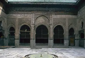 Fountain Prints: Bou Inaniyya Madrasa, 1350-1355, 14th Century, mixed technique - Whole artwork view