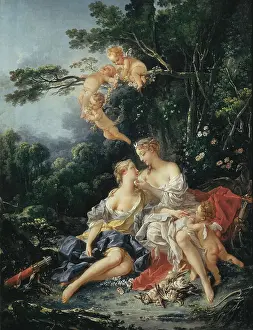 Attire Prints: BOUCHER, Franois (1703-1770). Jupiter and Callisto