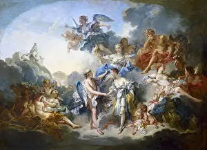 Angelic Prints: BOUCHER, Franois (1703-1770). The marriage of Cupid and Psyche