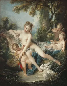 BOUCHER, Franois (1703-1770). Venus Consoling Cupid. 1751. Rococo. Oil on canvas. UNITED STATES OF AMERICA. Washington. National Gallery of Art
