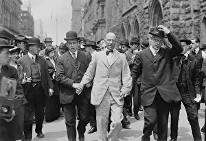 Suits Prints: Bouck White arrested for disrupting a service at Calvary Baptist Church, May 10, 1914