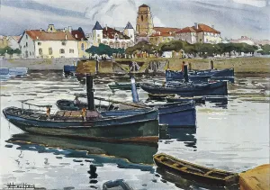 Euzkadi Prints: BOUILLIERE (20th century). San Juan de Luz