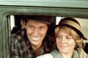 Plaid Shirt Prints: BOUND FOR GLORY, David Carradine, Melinda Dillon, 1976