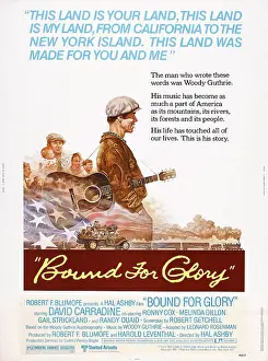 2014 Prints: BOUND FOR GLORY, US poster art, David Carradine, 1976