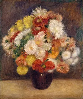 Bouquet Prints: Bouquet of Chrysanthemums, by Auguste Renoir
