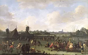 Carts Prints: BOUT, Pieter (1658-1702). The Skaters