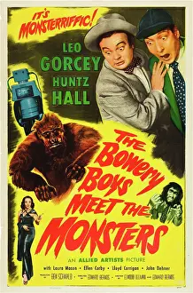 Necktie Prints: THE BOWERY BOYS MEET THE MONSTERS