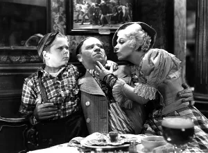 Arm Around Waist Prints: THE BOWERY, Jackie Cooper, Wallace Beery