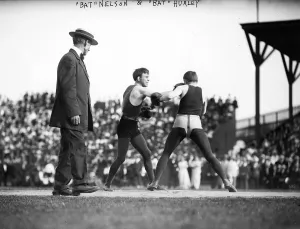 Muscular Prints: Boxing. Bat Nelson and Bat Hurley, boxing, ca. 1910s