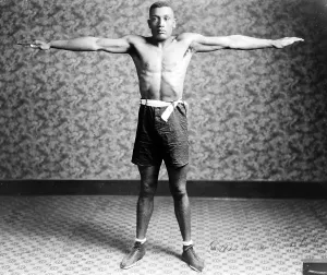 Muscular Prints: Boxing. Boxer Tut Jackson, ca. 1922