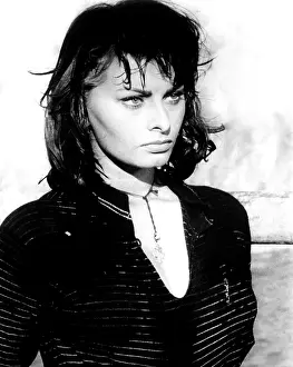 Pouting Prints: BOY ON A DOLPHIN, Sophia Loren, 1957