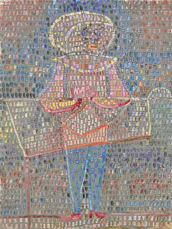 Swiss Prints: BOY IN FANCY DRESS, by Paul Klee