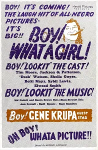 Images Dated 10th June 2013: BOY! WHAT A GIRL!, US poster, 1947
