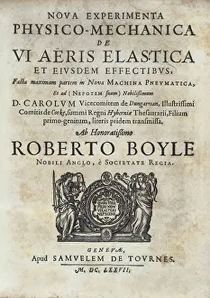 Englishwoman Prints: BOYLE, Robert (1627-1691)