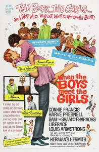 Connie Prints: WHEN THE BOYS MEET THE GIRLS, top from left: Herman's Hermits
