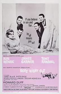 1962 Movies Prints: BOYS NIGHT OUT, US poster art, Kim Novak (front)