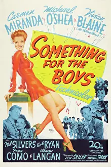 Phil Prints: SOMETHING FOR THE BOYS, US poster art