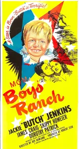 Patrick Prints: BOYS RANCH, US poster, center from top: Jackie Butch Jenkins