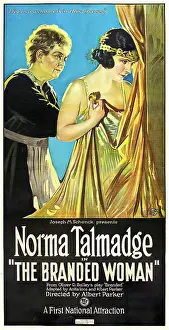 Curtain Prints: THE BRANDED WOMAN, right: Norma Talmadge, 1920