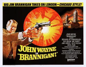 London Prints: BRANNIGAN, US lobbycard, John Wayne, 1975