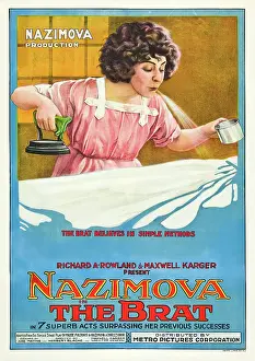 Images Dated 17th June 2013: THE BRAT, Alla Nazimova on poster art, 1919