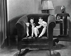 BRATS, from left: Stan Laurel, Oliver Hardy, 1930