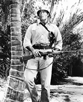 Palm Tree Prints: NONE BUT THE BRAVE, Clint Walker, 1965