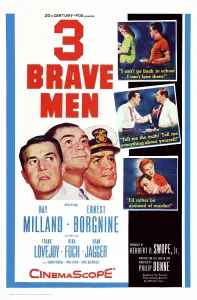 Sailor Prints: THREE BRAVE MEN, US poster art