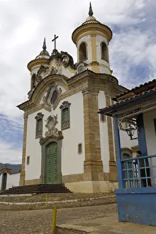 Brasil Prints: BRAZIL. Mariana. Square Minas Gerais
