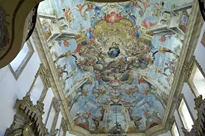Roof Prints: BRAZIL. Ouro Preto. Interior of the Church of St