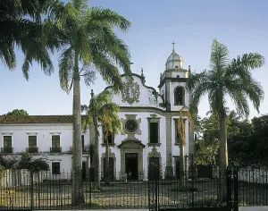 Brasil Prints: BRAZIL. PERNAMBUCO. Olinda. Baroque chapel of Monastery of Sao Bento