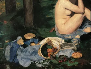Blanket Prints: Breakfast in the Greenery, by Edouard Manet