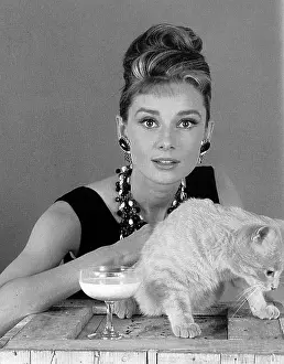 Streaked Hair Prints: BREAKFAST AT TIFFANY'S, Audrey Hepburn, 1961