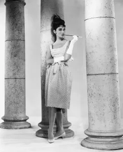Films By Blake Edwards Prints: BREAKFAST AT TIFFANY'S, Audrey Hepburn, in a cocktail dress by Givenchy, 1961