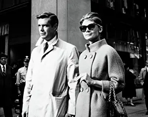 Films By Blake Edwards Prints: BREAKFAST AT TIFFANY'S, from left, George Peppard, Audrey Hepburn, 1961