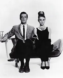 Tiara Prints: BREAKFAST AT TIFFANY'S, from left: George Peppard, Audrey Hepburn, 1961