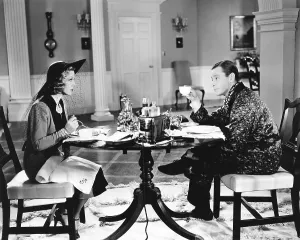 Glenda Prints: BREAKFAST FOR TWO, from left: Glenda Farrell, Herbert Marshall, 1937