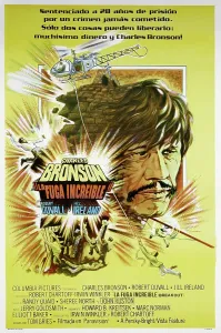Rope Prints: BREAKOUT, (aka LA FUGA INCREIBLE), Argentinan poster, Charles Bronson, 1975