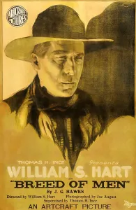 2010 Prints: BREED OF MEN, William S. Hart on poster art, 1919