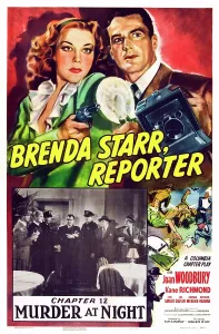 Richmond Prints: BRENDA STARR, REPORTER, US poster, top from left: Joan Woodbury, Kane Richmond, 1945