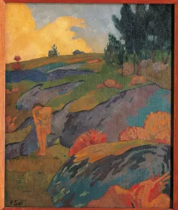 Symbolism Prints: Breton Eve, or Melancholy, by Paul Srusier